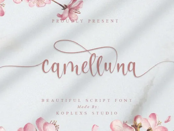 Camelluna font