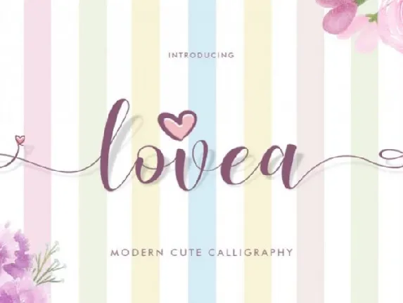 Lovea Calligraphy font