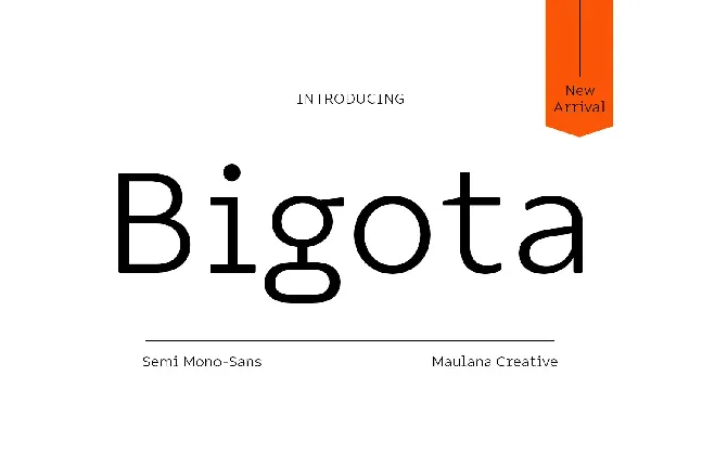 Bigota font