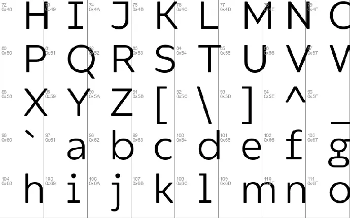 Bigota font