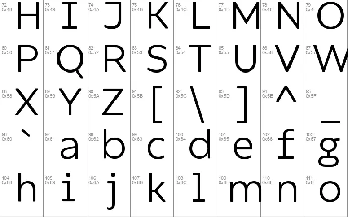 Bigota font