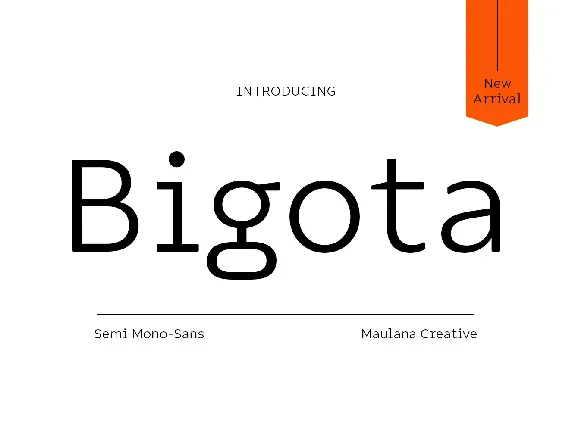 Bigota font