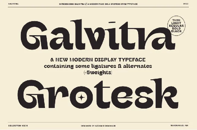 Galvitra font