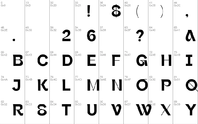 Galvitra font