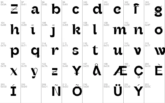 Galvitra font