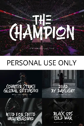 Champion font