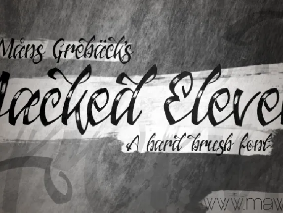 Jacked Eleven font