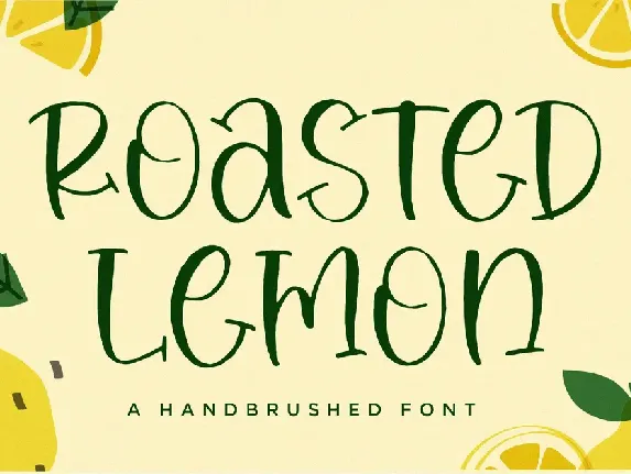 Roasted Lemon font