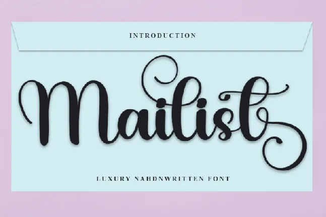 Mailist font