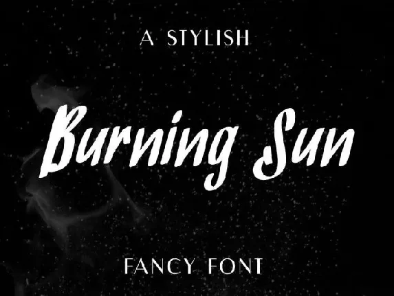 BurningSun Marker Script font