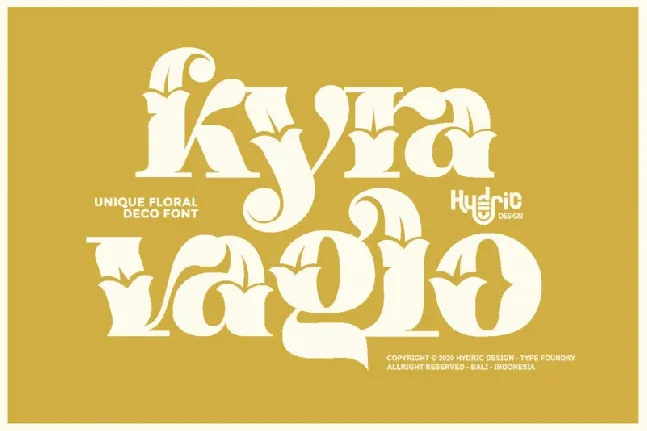 Kyra Vaglo font