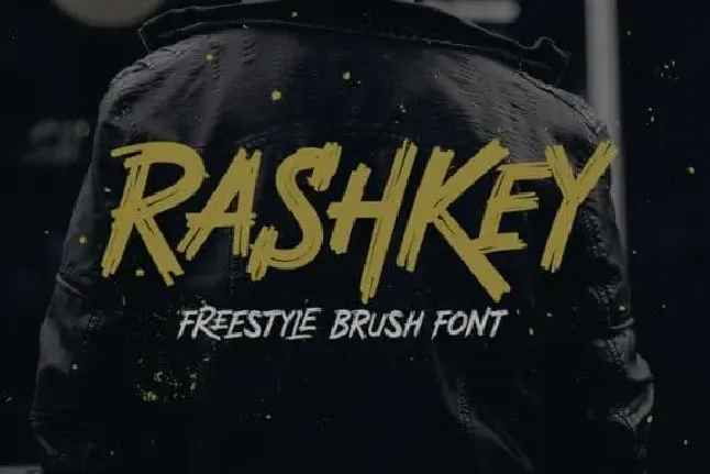 Rashkey Brush font