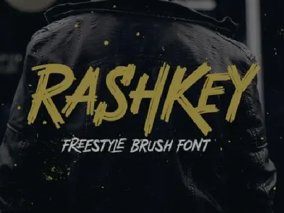 Rashkey Brush font