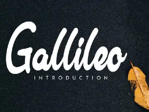 Gallileo Handwritten font