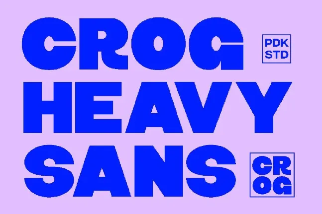 Crog DEMO font