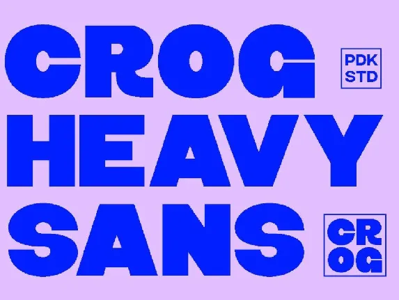 Crog DEMO font