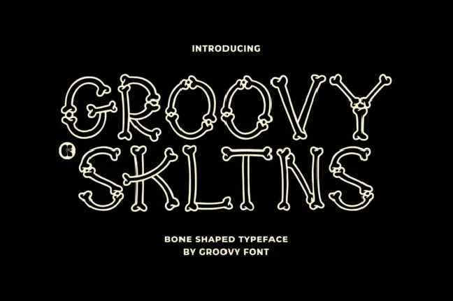 Groovy Skltns font