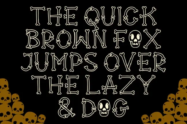 Groovy Skltns font