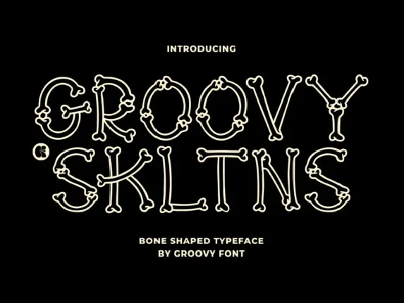 Groovy Skltns font