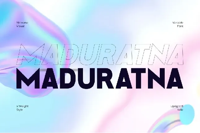 Maduratna font