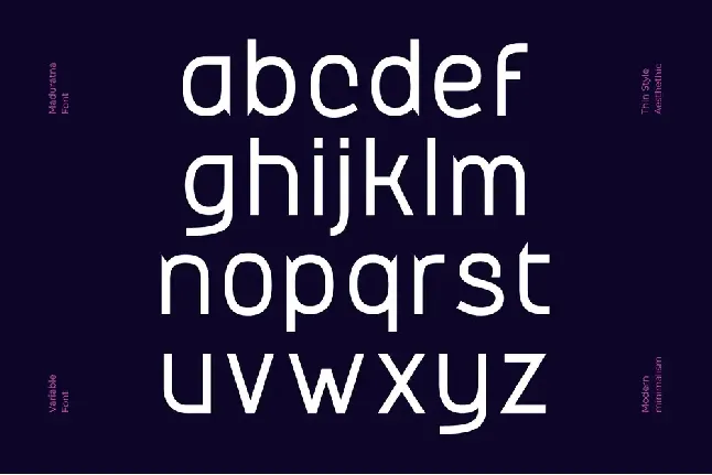 Maduratna font