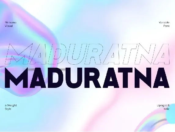 Maduratna font