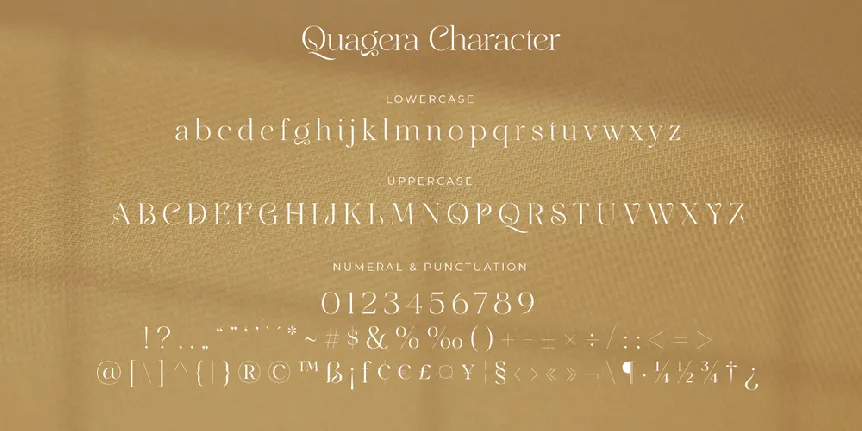 Quagera font