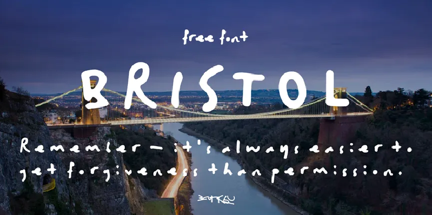 Bristol font