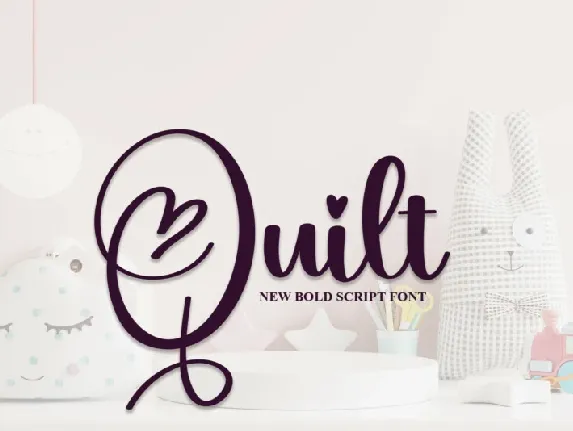 Quilt font