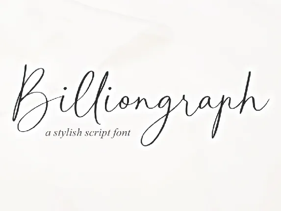 Billiongraph font