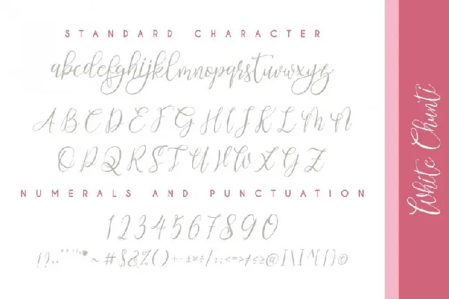 WhiteChunti Script font