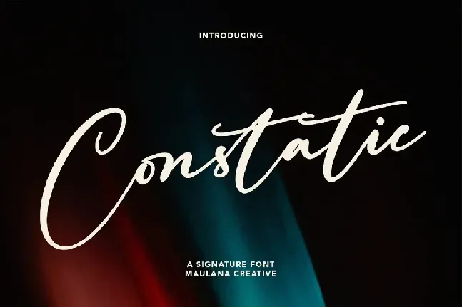 Constatic font