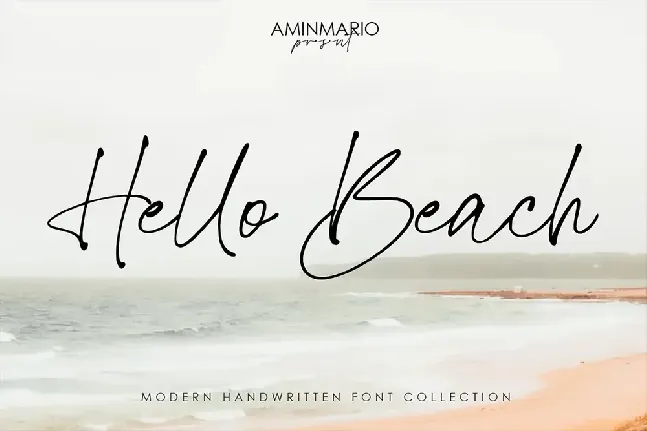 Hello Beach font