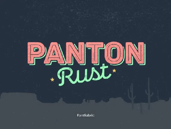 Panton Rust Family font