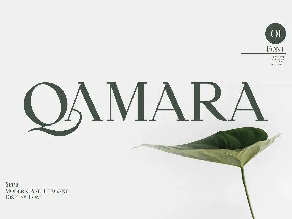 Qamara font