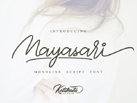 Mayasari Handwritten font