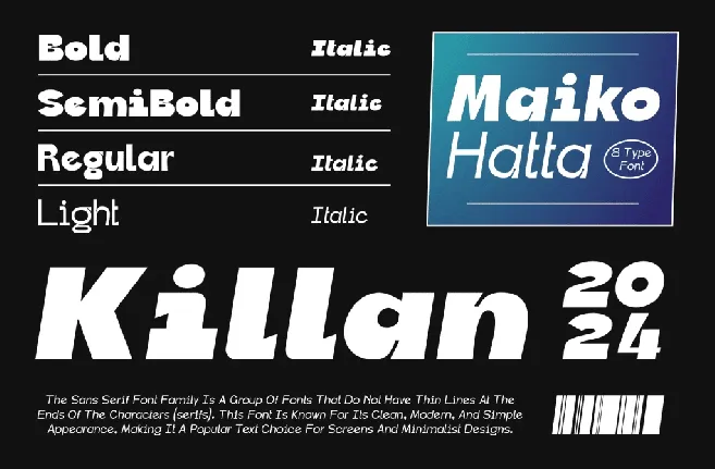 Killan font