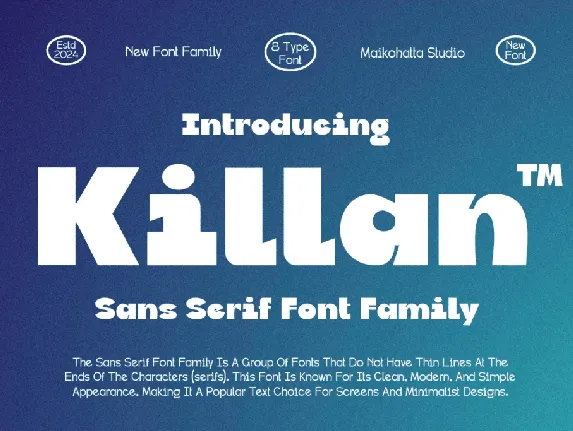 Killan font