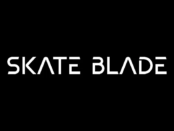 SB Skate Blade font