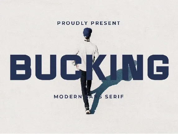 Bucking font