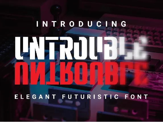 Untrouble font