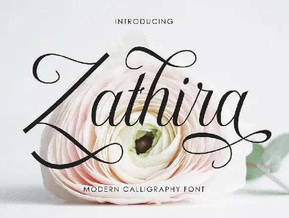 Zathira font