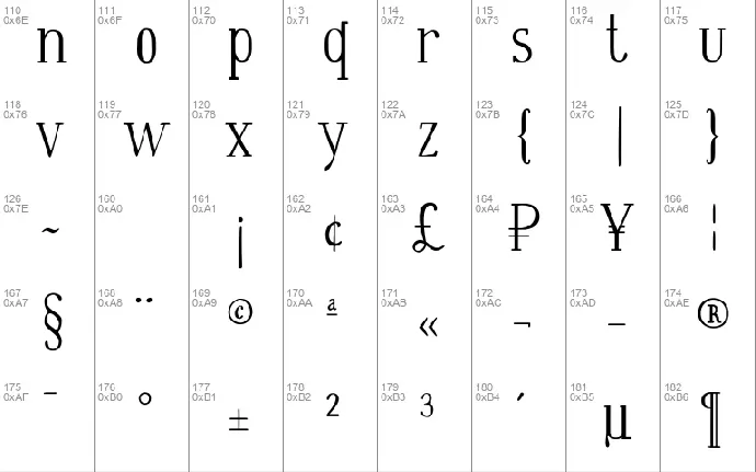 Wes font