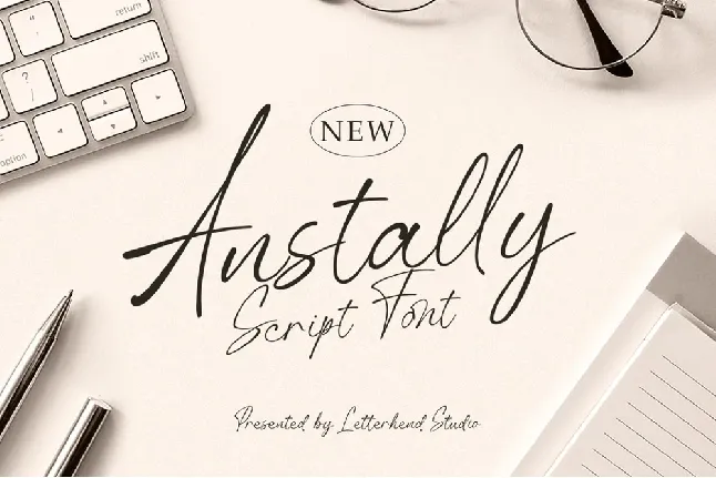 Anstally font