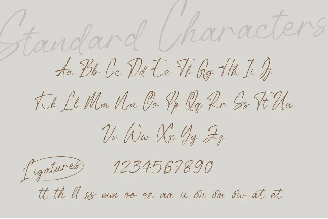 Anstally font