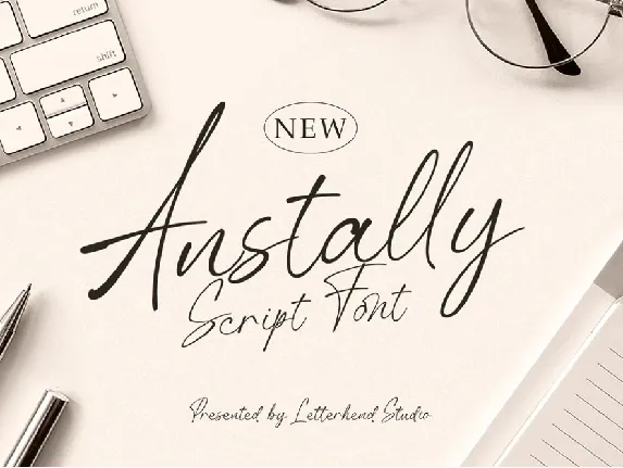 Anstally font