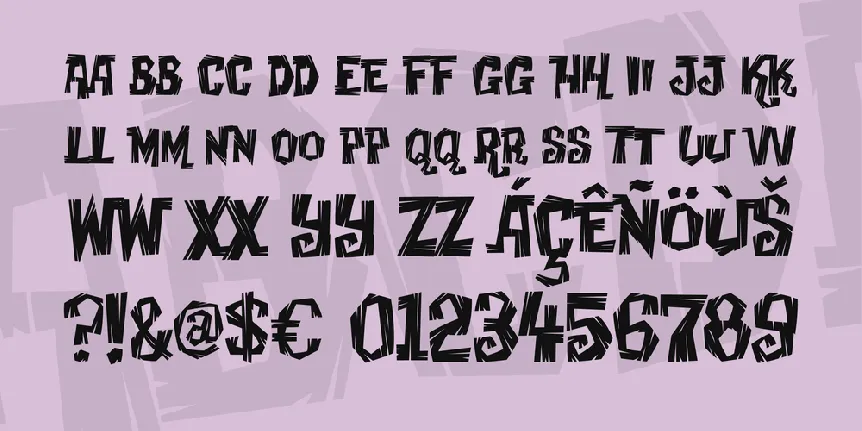 Creaky Frank font