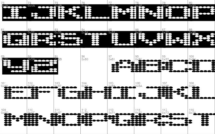 Synthetic Syncronism font