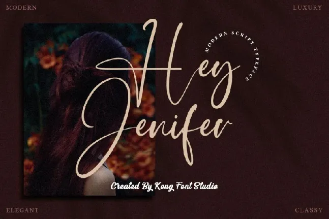 Hey Jenifer font