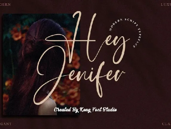 Hey Jenifer font